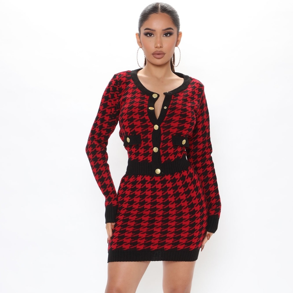 Fashion Nova Sweater Skirt Set 3X